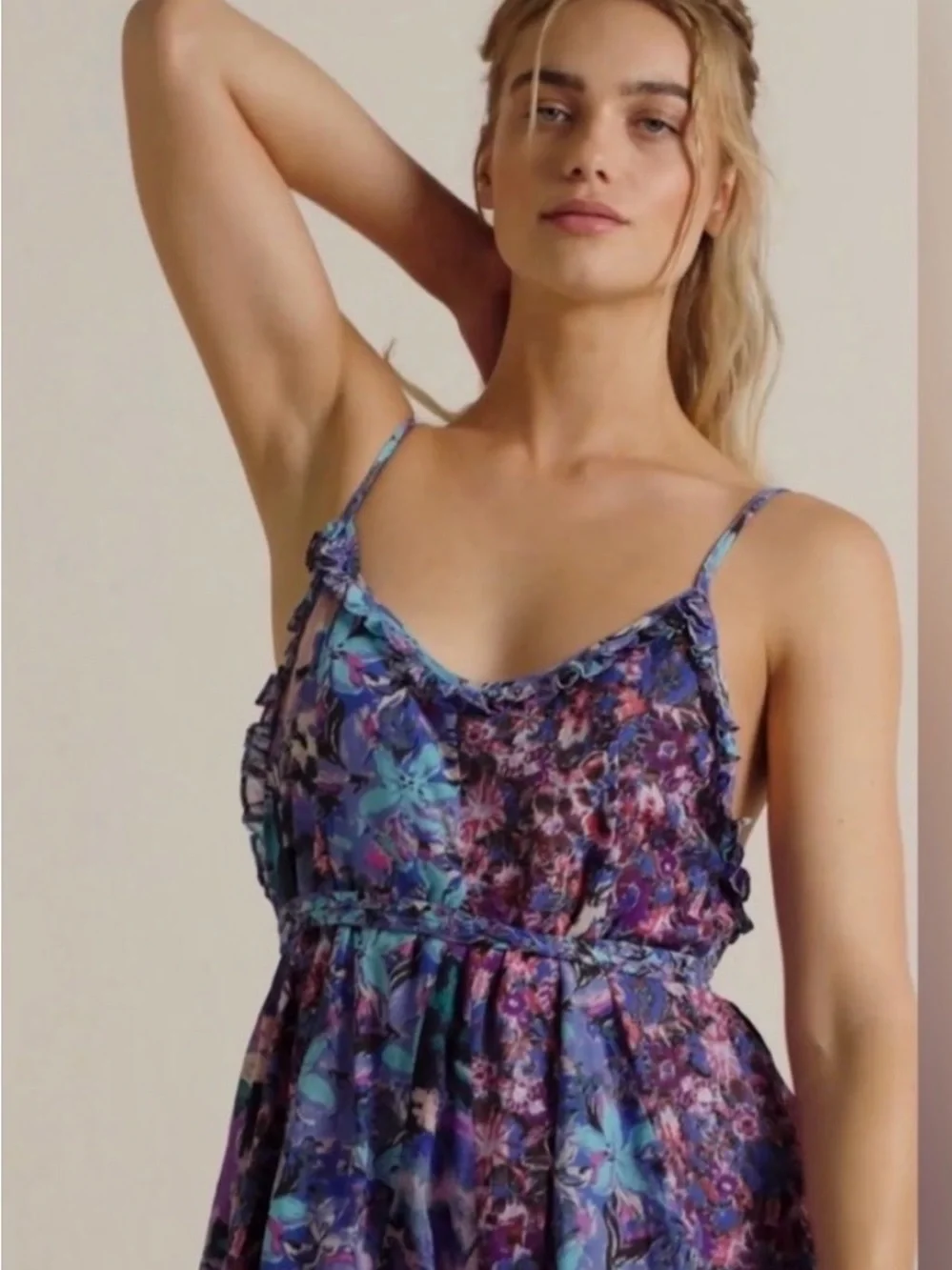 Free People Moondive Maxi. NWT. Purple combo